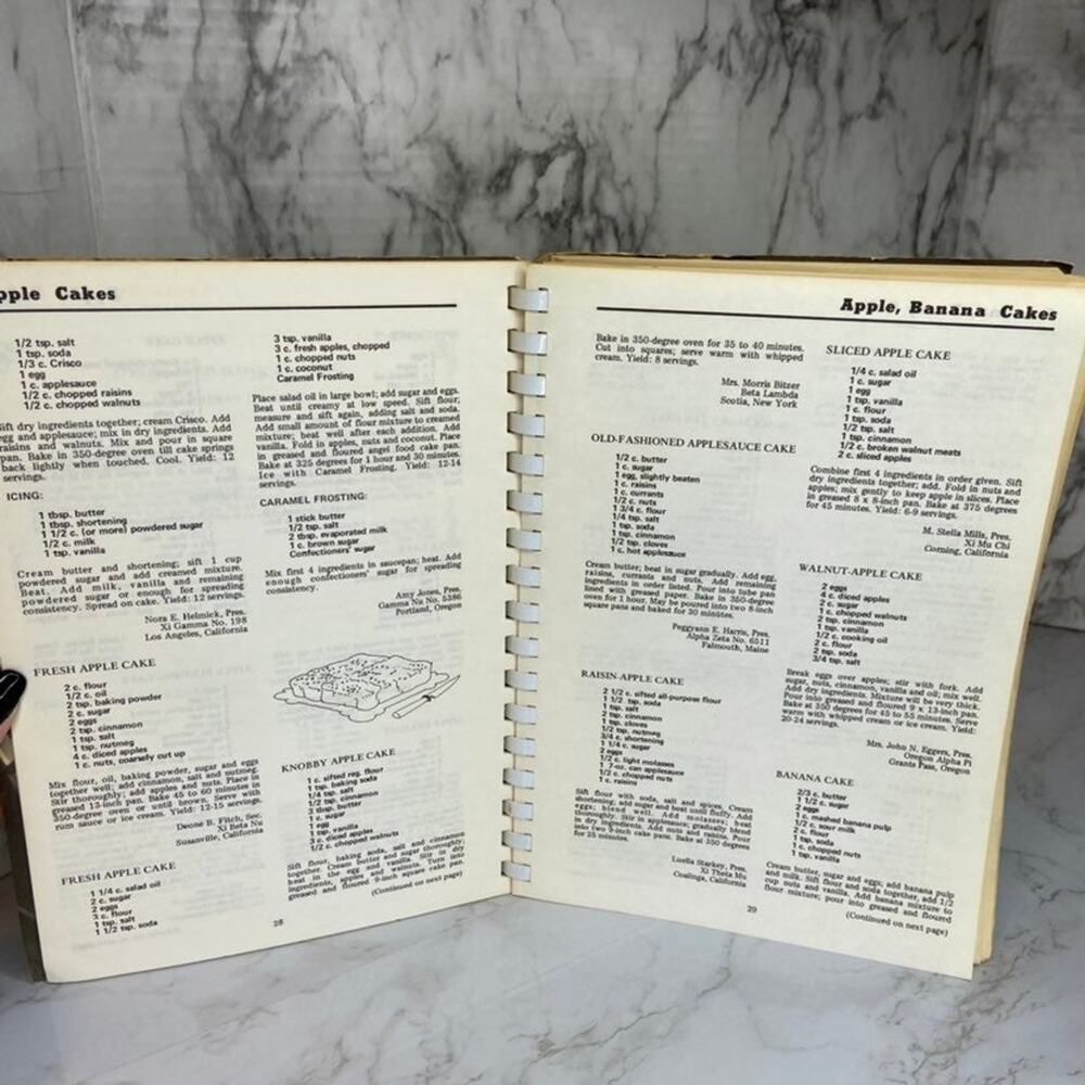 Vintage Cookbook “The Beta Sigma Phi International Cookbook of Desserts” - Picture 3 of 6